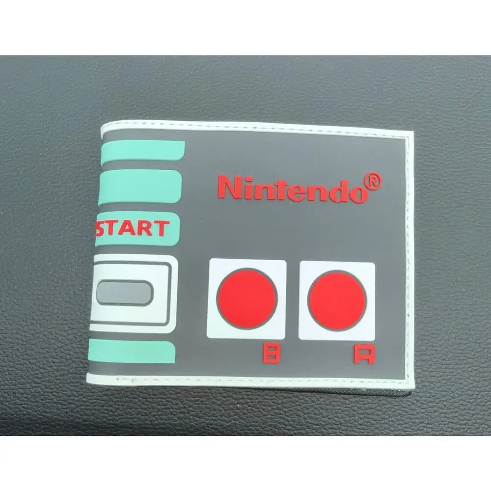 Official Nintendo NES Controller Bi-Fold Wallet 3D Raised Rubber Bioworld New